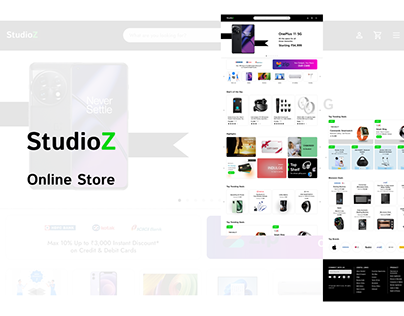 StudioZ (A Website of Large Scale Electronic Store)