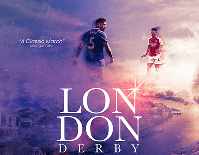 LONDON DERBY | Footbal Poster Design