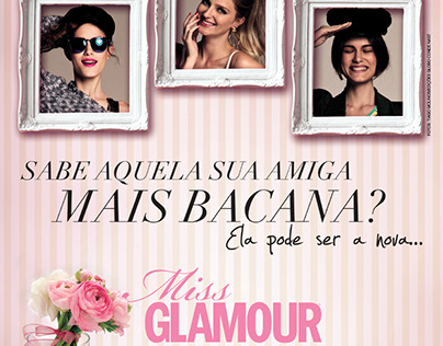 Miss Glamour com Gabriela Sabatini