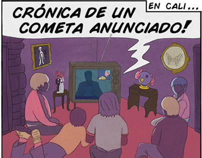 "Crónica de un Cometa anunciado" - Flyer concierto