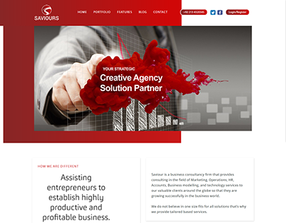 Website Design for Saviors Co.