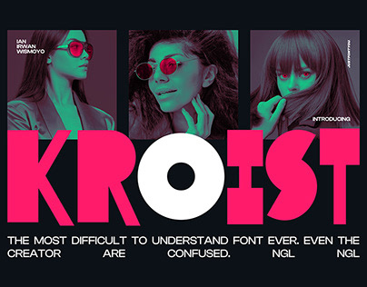 Kroist – Experimental Pop Fonts