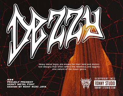 Dezzy - Heavy Metal Font