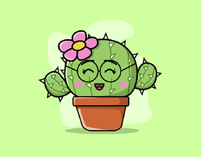Cactus cartoon design