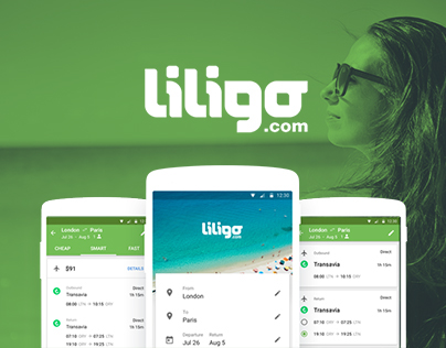 Liligo’s New Material App Design