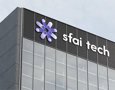 Technology Company Sfai Tech. Logo Design
