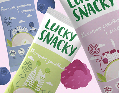 Lucky Snacky | snack packaging redesign