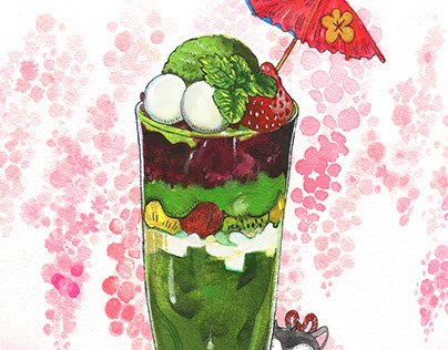 Food illustration of Matcha / cooperate with "平安京茶事"
