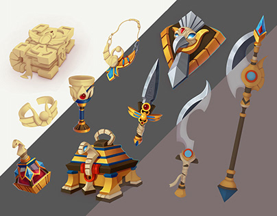 EGYPT game props