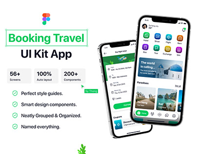 Booking Travel UI Kit App - Travel Buddy