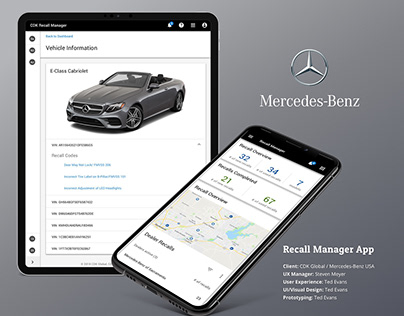 Mercedes-Benz Recall Manager App