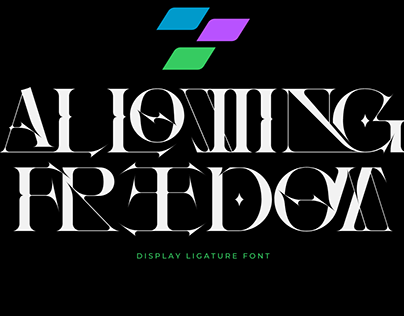 Free Font - Allowing Freedom - Ligature Font