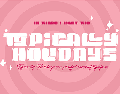 FREE FONT - Typically Holidays - Playful Font