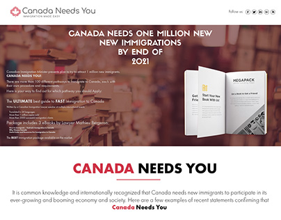 Website Template Design for Canada needs you