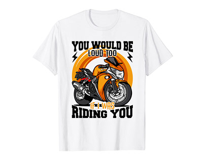 MOTOCYCLE T-SHIRT DESIGN T-shirt design Custom T-shirt
