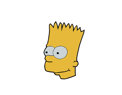 GIF: Bart Simpson in Different Facial Expressions
