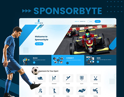 Sport Sponsorship Website Design
