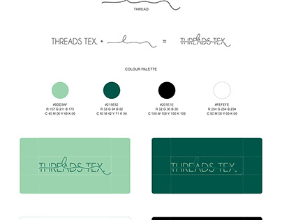 Identity Design for Textile brand Thread Tex