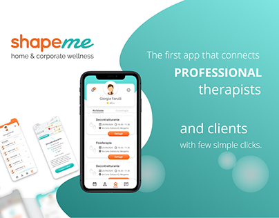 ShapeMe - UX Mobile app for therapists