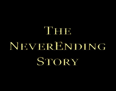 The Neverending Story typography animation