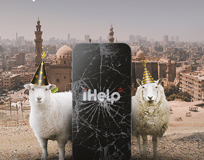 iHelp Company Advertising Social Media Posts for Eid