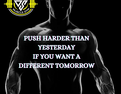 Push harder than yesterday if you want a different