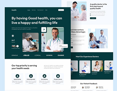 Medical website design