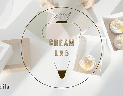 CreamLab desserts/Фирменный стиль