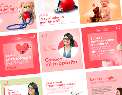 Cardiología pediátrica infantil / social media