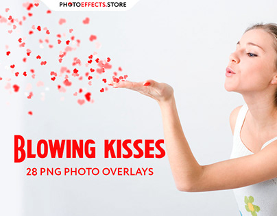 28 Blowing kisses Photo Overlays