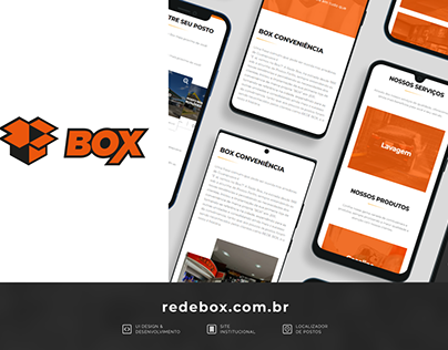 Site institucional RedeBox de Postos
