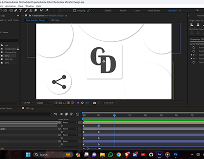 Logo Morphic Design Animation in Adobe After Effects