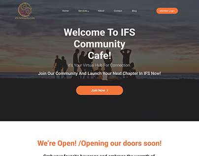 IFS C Cafe Landing Page