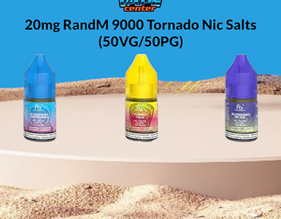 Buy Online 20mg RandM 9000 Tornado Nic Salts in UK
