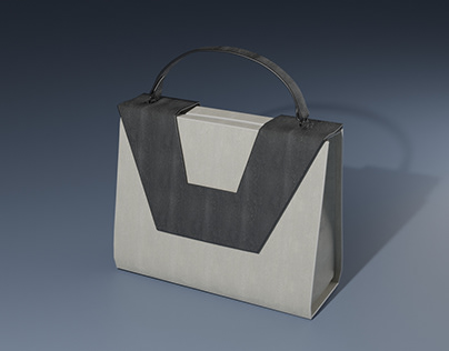 3D Handbag with Cut Out