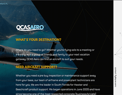 Qcas Aero Website