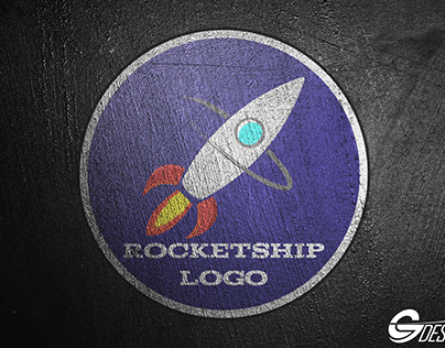 Rocketship logo design