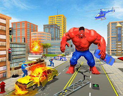 Hulk Smasher City Sim SS