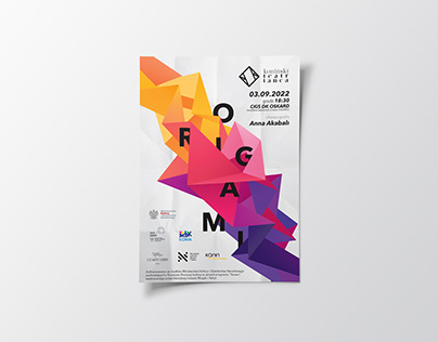 Origami Act Poster - Konin Dance Theater