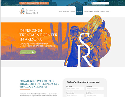 Depression Treatment Web Design