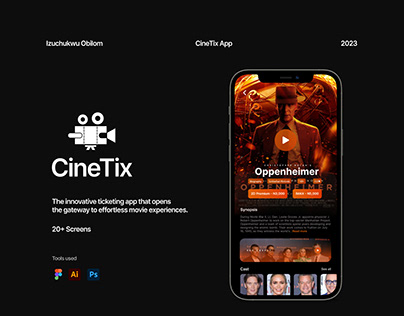 CineTix UI/UX Case Study