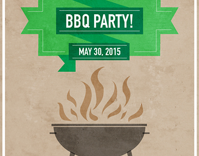BBQ party invite
