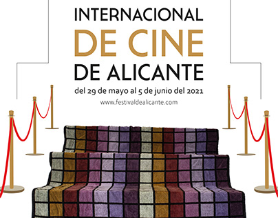 Cartel para Festival de cine de Alicante