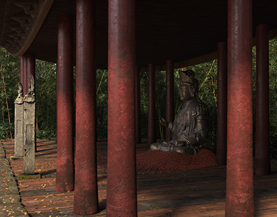 Buddhist Temple | Full CGI