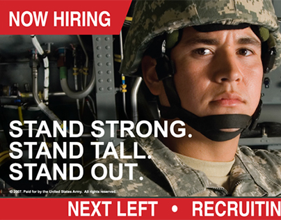 Stand Strong US Army Recruiting Billboard 1