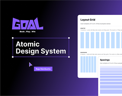 GOAL_SportsApp - Atomic Design System