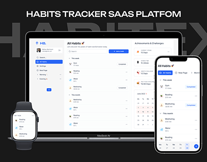 Habits Tracker SAAS Platfom