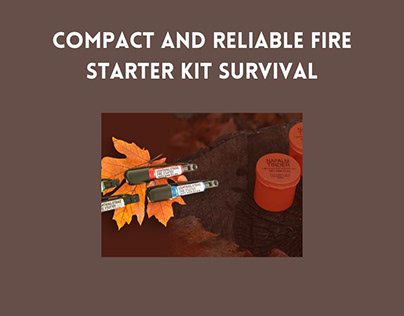 Compact and Reliable Fire Starter Kit Survival