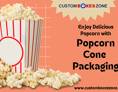 Delicious Popcorn with Perfect Popcorn Cone Packaging