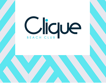 Clique beach club flyers